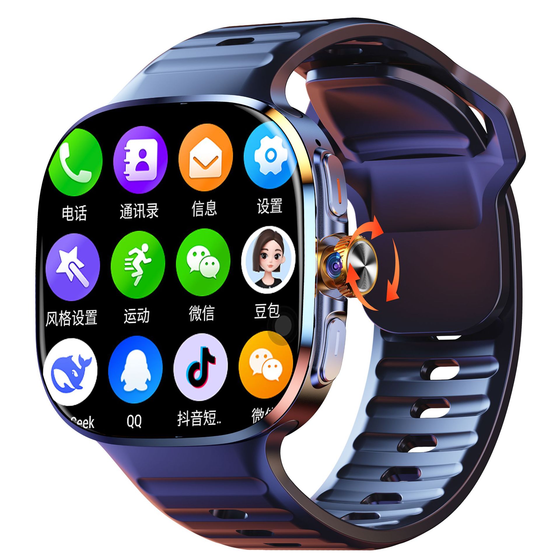 وتقوم الساعة الذكية M995GGMGM بتنزيل نظام "بلوتوث" ذي شاشة عريضة Application Scenario