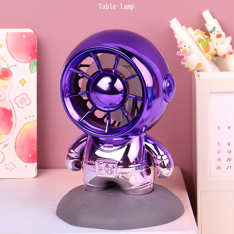 Gradual Astronaut Mini Fan Second Speed Wind Speed Rechargeable Summer Portable Electric Fan Gift For Children Specification drawing
