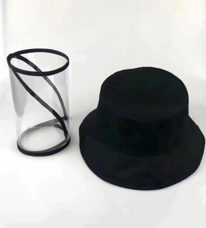 Children's Fisherman Hat Sun Protection Eye Protection All Cotton Anti-Droplet Basin Hat Korean Version Of All-Cover Face Shield