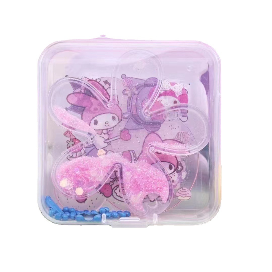 Sakura Quicksand Guka brick set Children's creative handmade DIY hand tent material cute Quicksand Guka brick pendant Item Picture