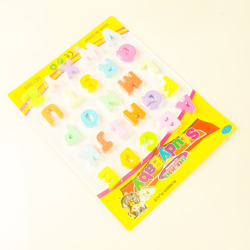 Wholesale of children's educational toys, infant and toddler alphanumeric jigsaw puzzles, English cognitive puzzle boards, and enlightenment teaching AIDS details Picture