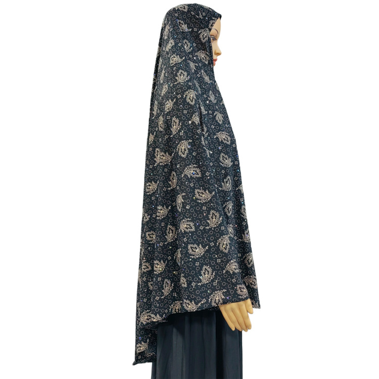 Hot Selling Head Cover Leisure New Malay Middle East Printed Fashion European And American Head Scarf details Picture