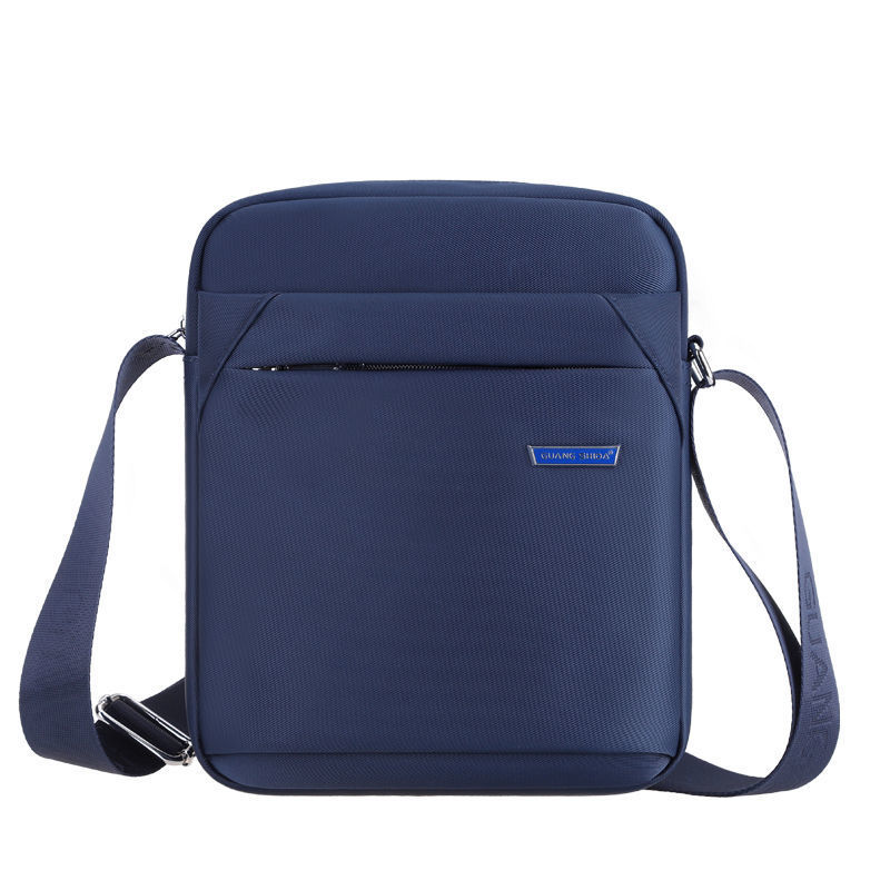 Men's single-shoulder bag, Oxford fabric crossbody bag, business casual small backpack, new trendy large-capacity travel bag details Picture