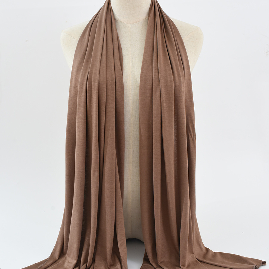 围巾/丝巾女长款百搭/穆斯林头巾/方巾/薄羊绒围巾产品图