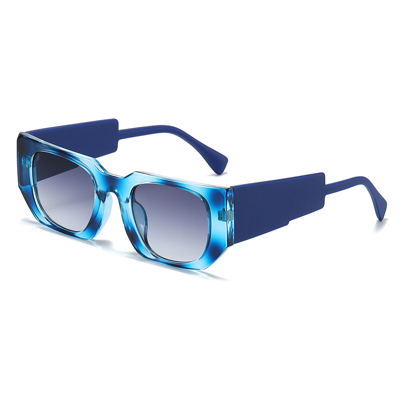 2022 Spring New style European and American Instagram street retro couple's personalized trendy sunglasses hip-hop square sunglasses