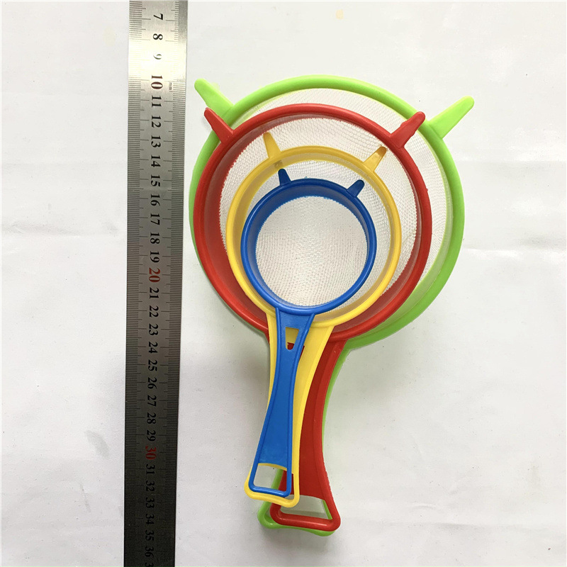 新款塑料捞漓/家用面粉筛糖产品图