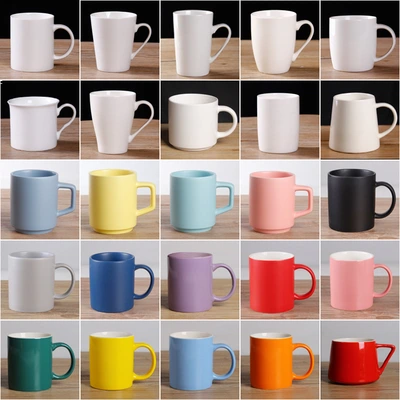 White porcelain custom color glaze coffee cup household cup logo custom activity gift cup Ceramic cup mug