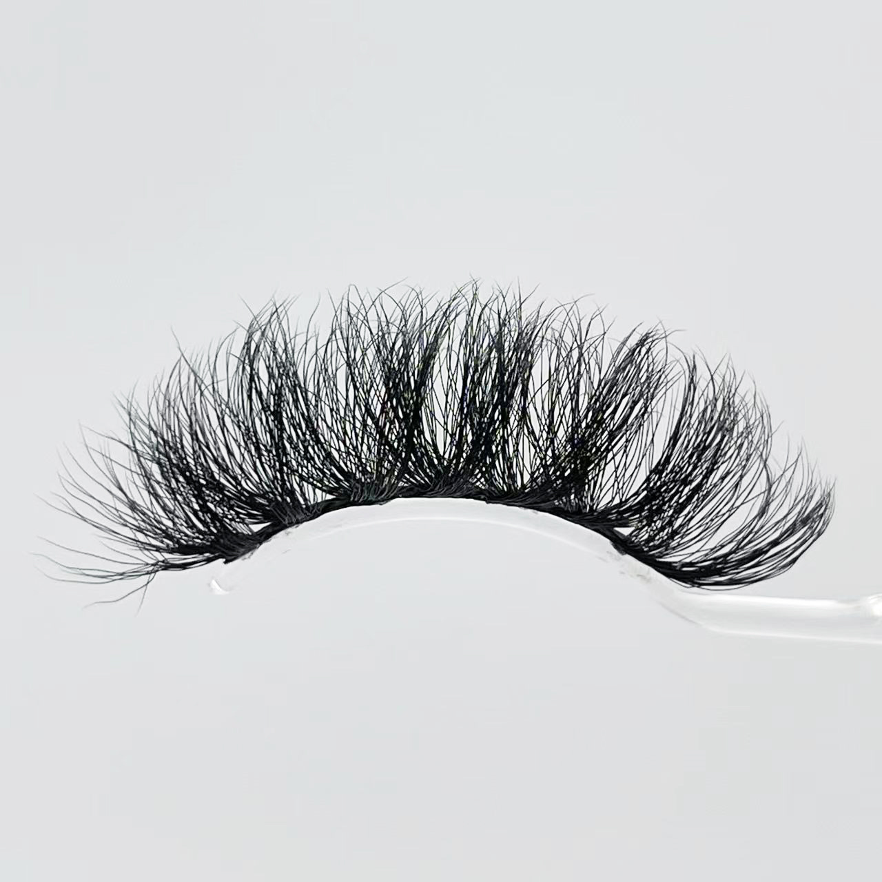 Factory wholesale 20MM imitation mink eyelashes, thick and messy European and American eyelashes, Russian curly and explosive false eyelashes Item Picture
