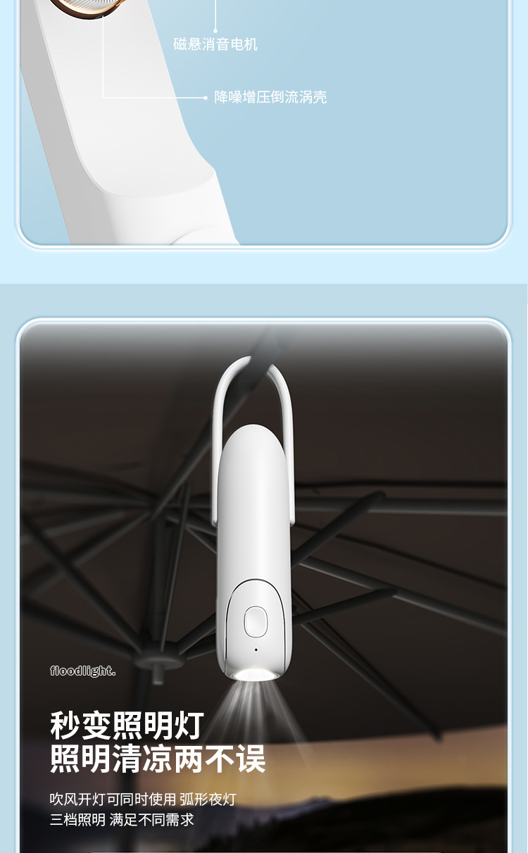 三海慧新款多功能礼品电风扇迷你小风扇usb可折叠静音宿舍桌面详情11