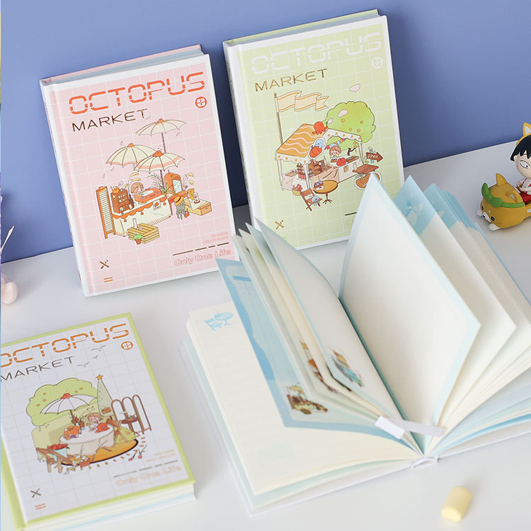 Thousand Yu Culture With Lock Color Page Notebook Book Cute Art Exquisite Cartoon Password Book Girl Secret Gift Box Book Student Book Application Scenario