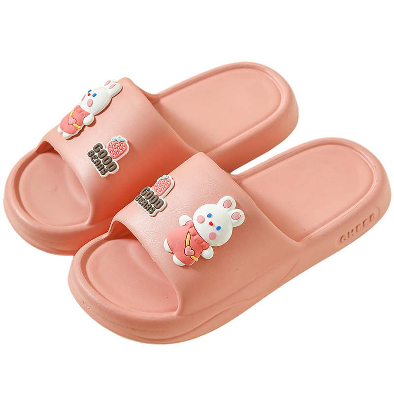 Slippers female summer EVA step on shit sense home couple slippers non-slip indoor bathroom bath slippers male wholesale Item Picture