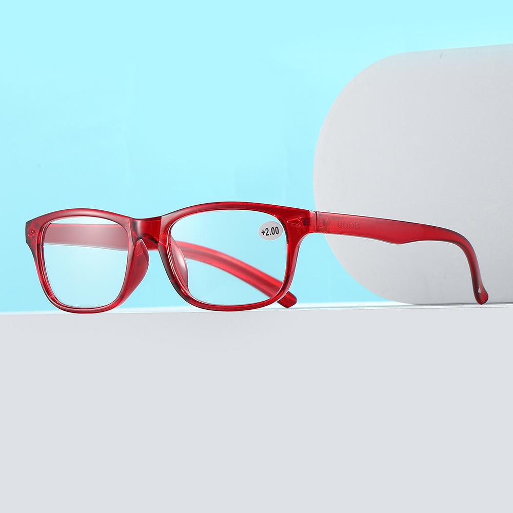 New transparent and simple full-frame plastic reading glasses, high-definition portable reading glasses, comfortable for both men and women, wholesale details Picture