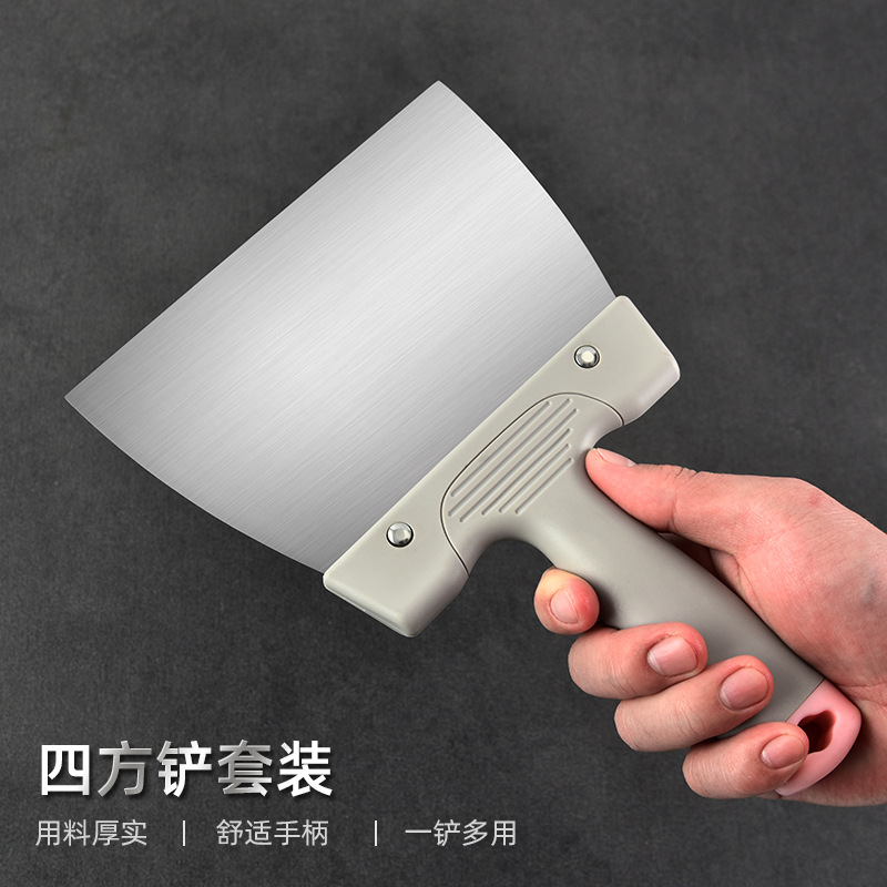 New Chocolate Tempering Spatula Stainless Steel Dough Cutter Flour Scraper Cream Scraper Baking Tools In Stock details Picture