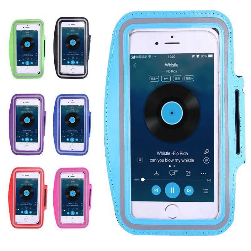 Deportes al aire libre teléfono brazo bolsa para hombres y mujeres fitness muñeca correr caso de teléfono a prueba de agua multifuncional conveniente pantalla táctil arm band Item Picture