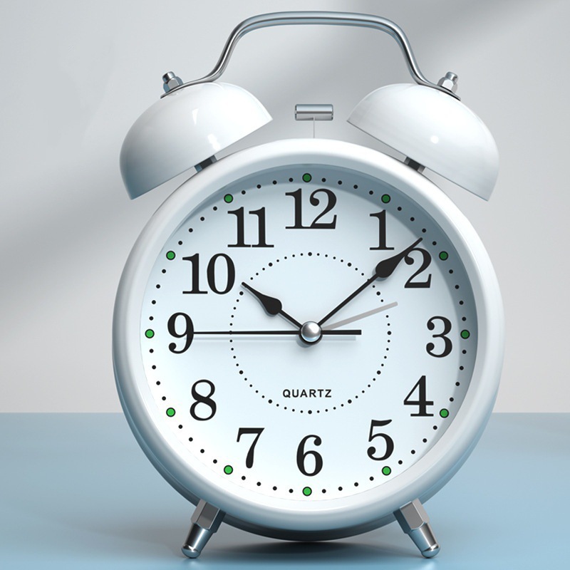 闹钟学生儿童专用起床神器床头男女孩强力叫醒金属打铃智能小闹钟