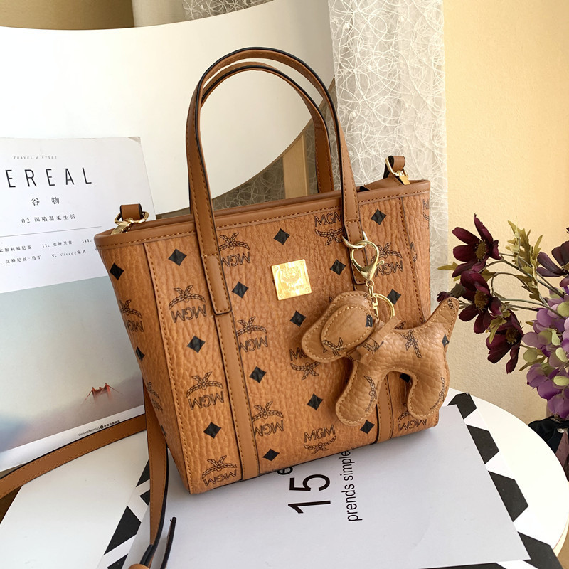 实物图带LOGO M菜篮子包包女手提斜挎包购物袋托特包C真皮
