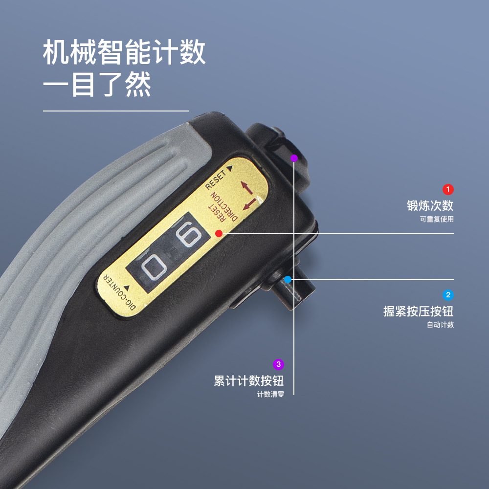 Counting Grip Professional Training Arm Muscle Hand Strength Exercise Rehabilitation Training Finger Strength Wrist Strength Fitness Grip Specification drawing