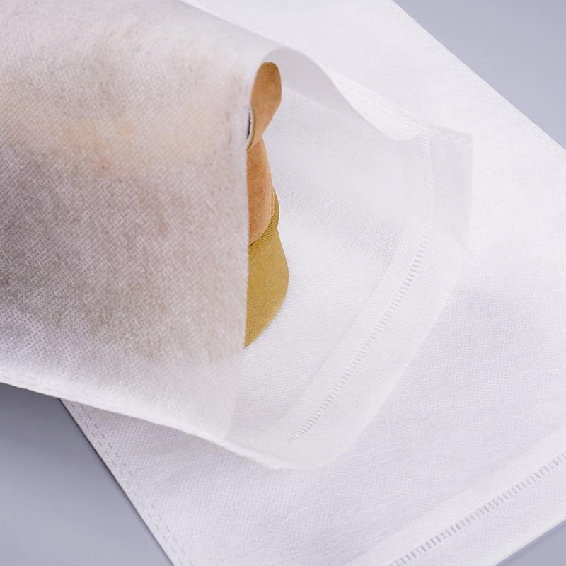 Wholesale of white non-woven bags in stock, thickened flat-mouth shoe covers, large-capacity storage dust-proof packaging bags, with logo printing available Specification image