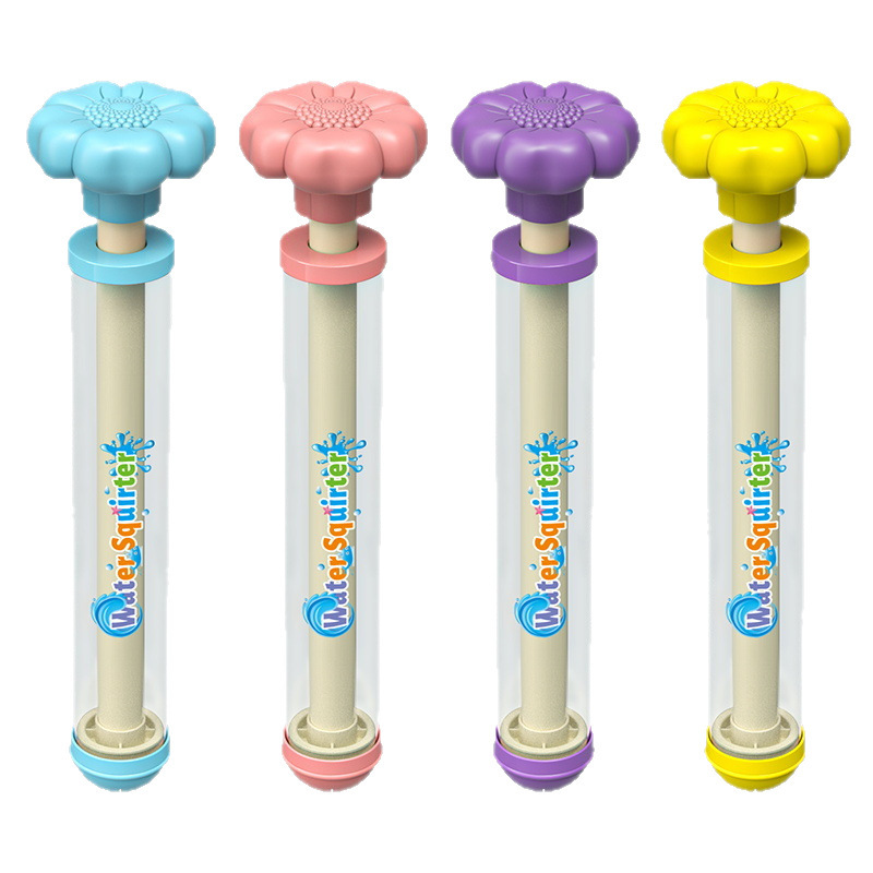 Cross-border pull-out water gun for water fights, summer beach rotating fireworks, splashing water and smoking flowers, popular water gun toys Item Picture