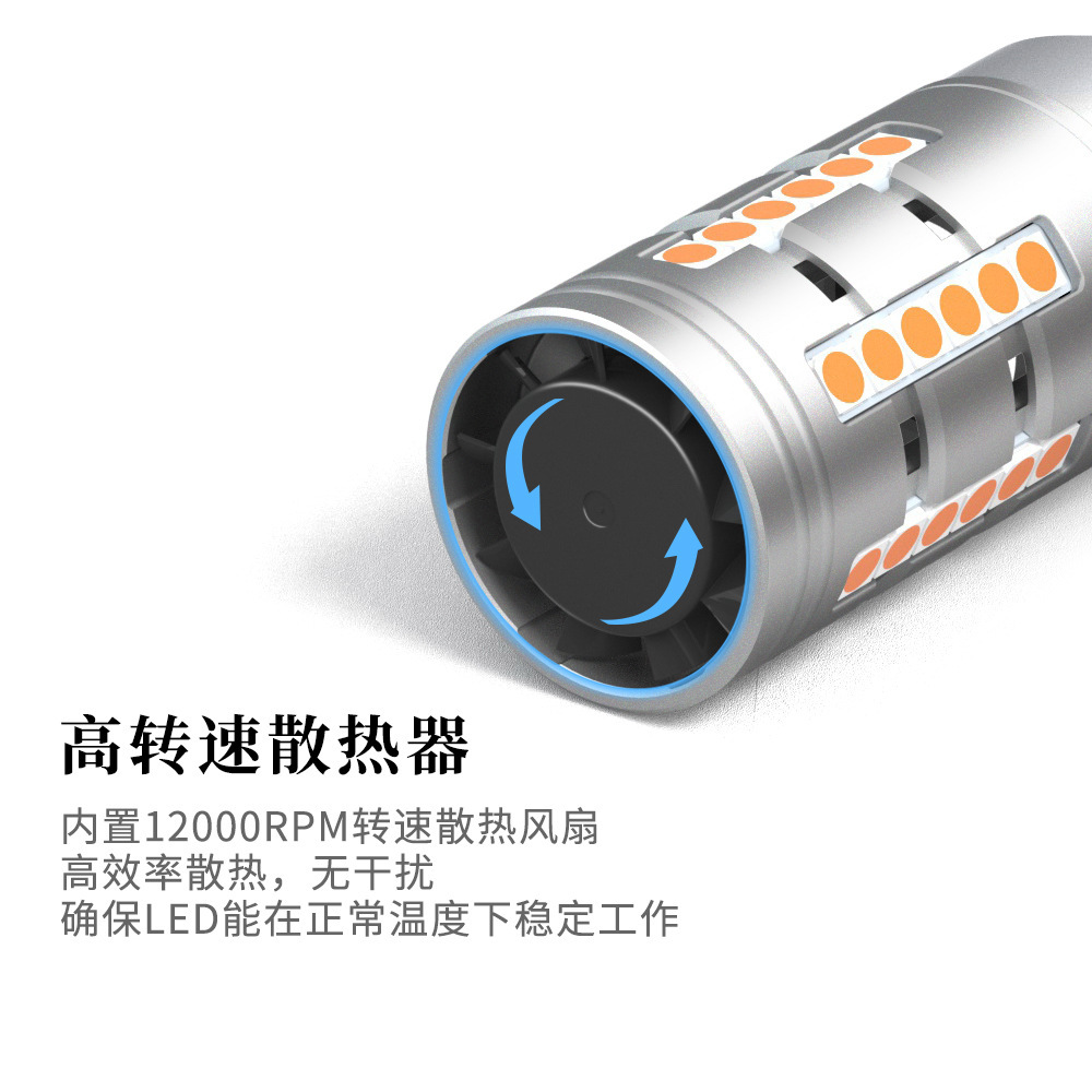 Wheat Led Anti-Strobe Turn Signal 1156/T20/3156 Fully Decoded Headlights Warranty For 2 Years