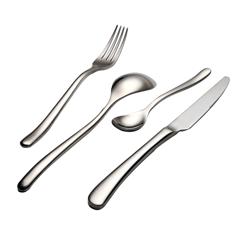 304 Stainless Steel Tableware Western Knife And Fork Spoon Steak Knife And Fork Set Western Tableware Knife And Fork Wholesale Item Picture