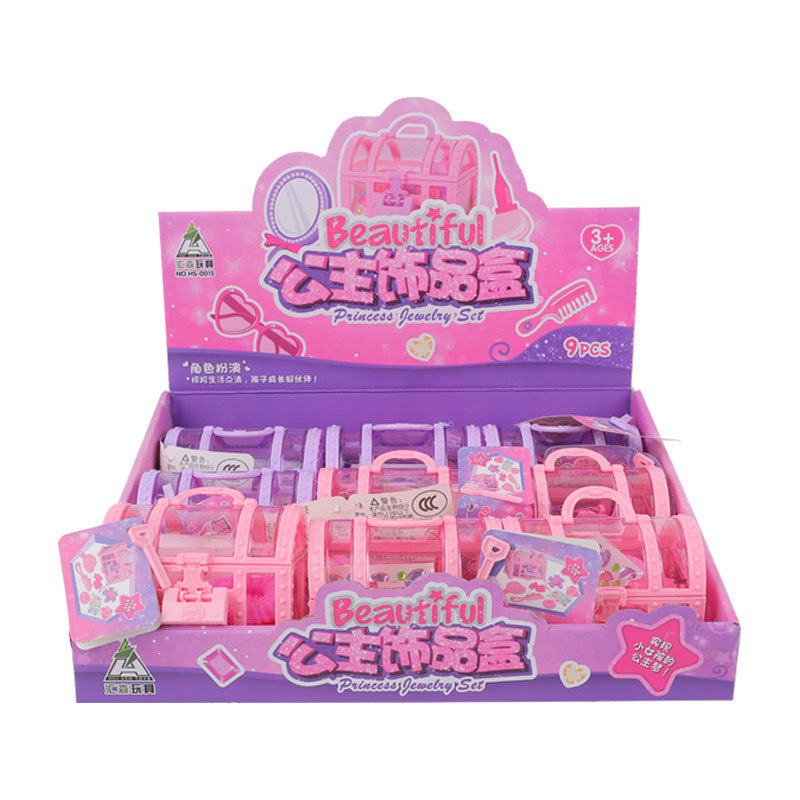 Little Girl Dressing Jewelry Box Toys Tied Head String Little Princess Dress Up Every Family Hair Card Child Gift Huaixing2275 Item Picture