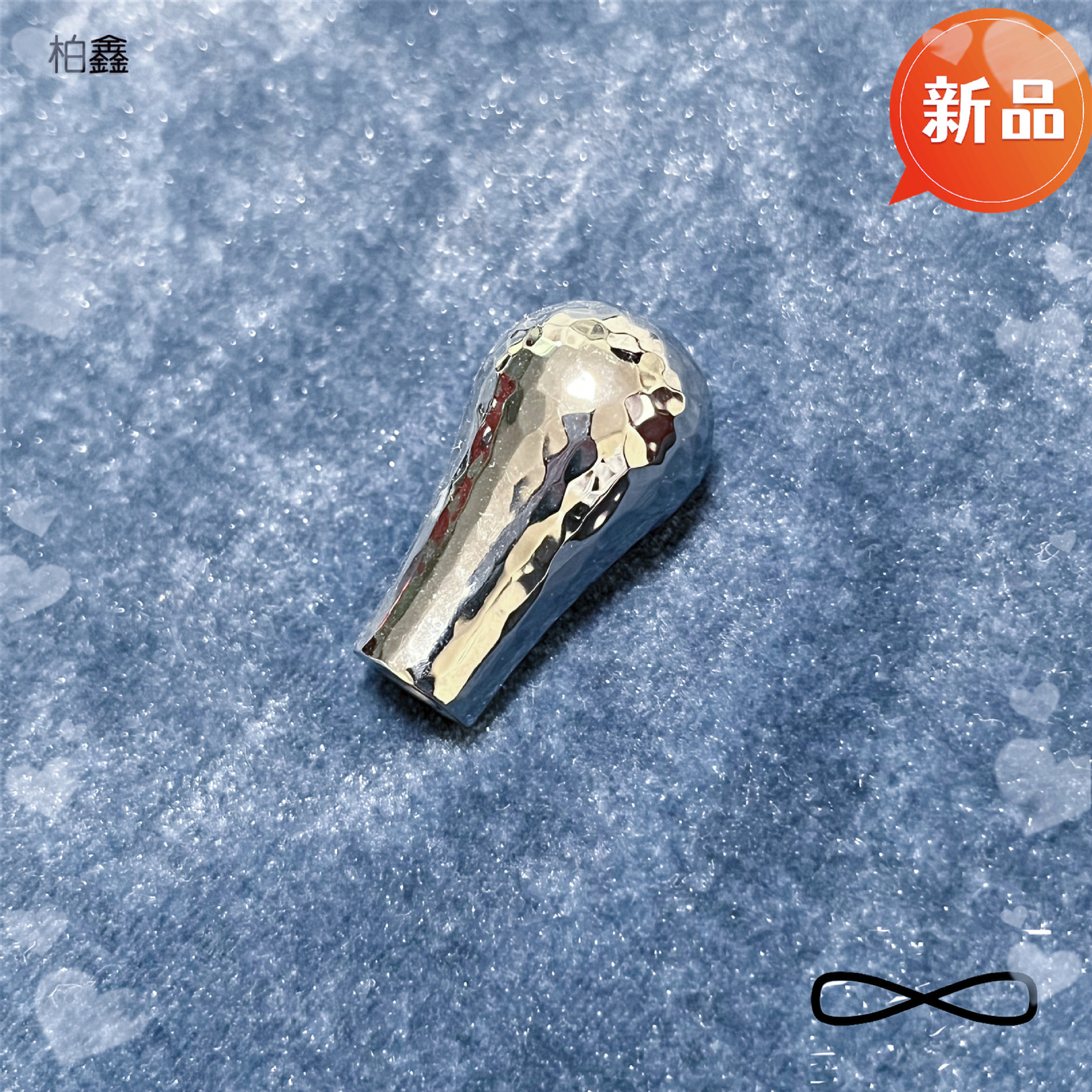 BaoX lusso brass water drop hammer pattern water drop single hole handle for wardrobe drawer handle Application Scenario