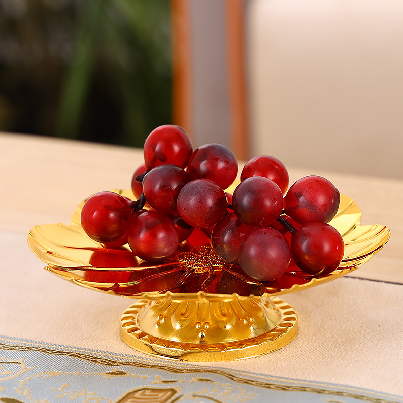 Foreign Trade High-End Dessert Table Birthday Cake Plate Wedding Party Tray Small Tray Fruit Plate Home Decoration Wholesale details Picture