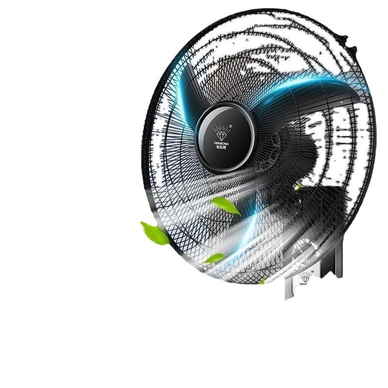 Diamond wall fan marcas home comercial ventilador eléctrico montado en la pared ventilador de pared cabeza de balanceo viento ligero fuerte 16/18 pulgadas ventilador de pared Item Picture