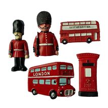 旅游纪念品英国冰箱贴伦敦王宫守士兵创意立体磁铁树脂冰箱贴磁铁