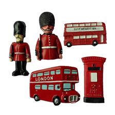 旅游纪念品英国冰箱贴伦敦王宫守士兵创意立体磁铁树脂冰箱贴磁铁