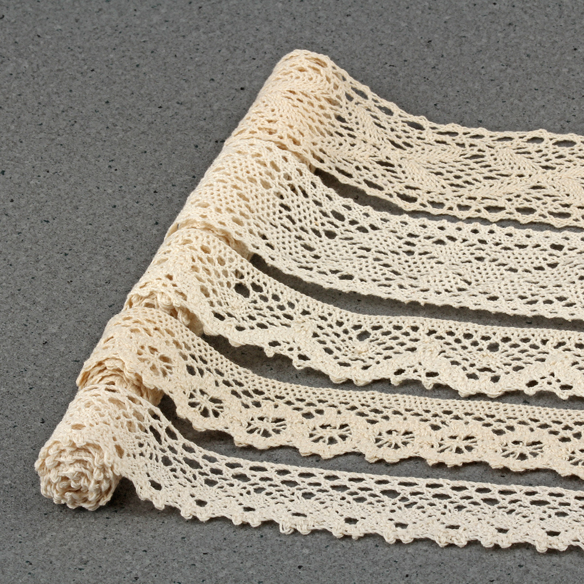 厂家睡衣服装服饰1.532.5厘米本色棉绳花边3cm米色民族风棉线花边