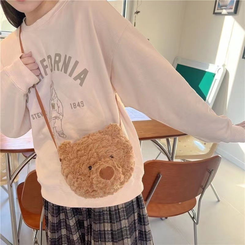 Расплющенная сумка с медвежьей головой Бартоломью pic 15