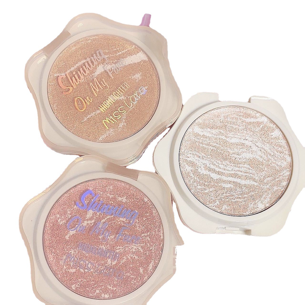 Miss Lara Highlight-Monochrome Highlight-Splicing Advanced Sense Everyday Everything Good Smudge Without Stepping On The Thunder Belt Mirror Item Picture