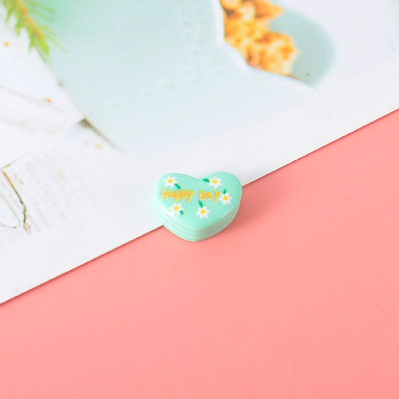 Cute spring text macaron diy cream glue self-made phone case headwear resin jewelry accessories wholesale Application Scenario