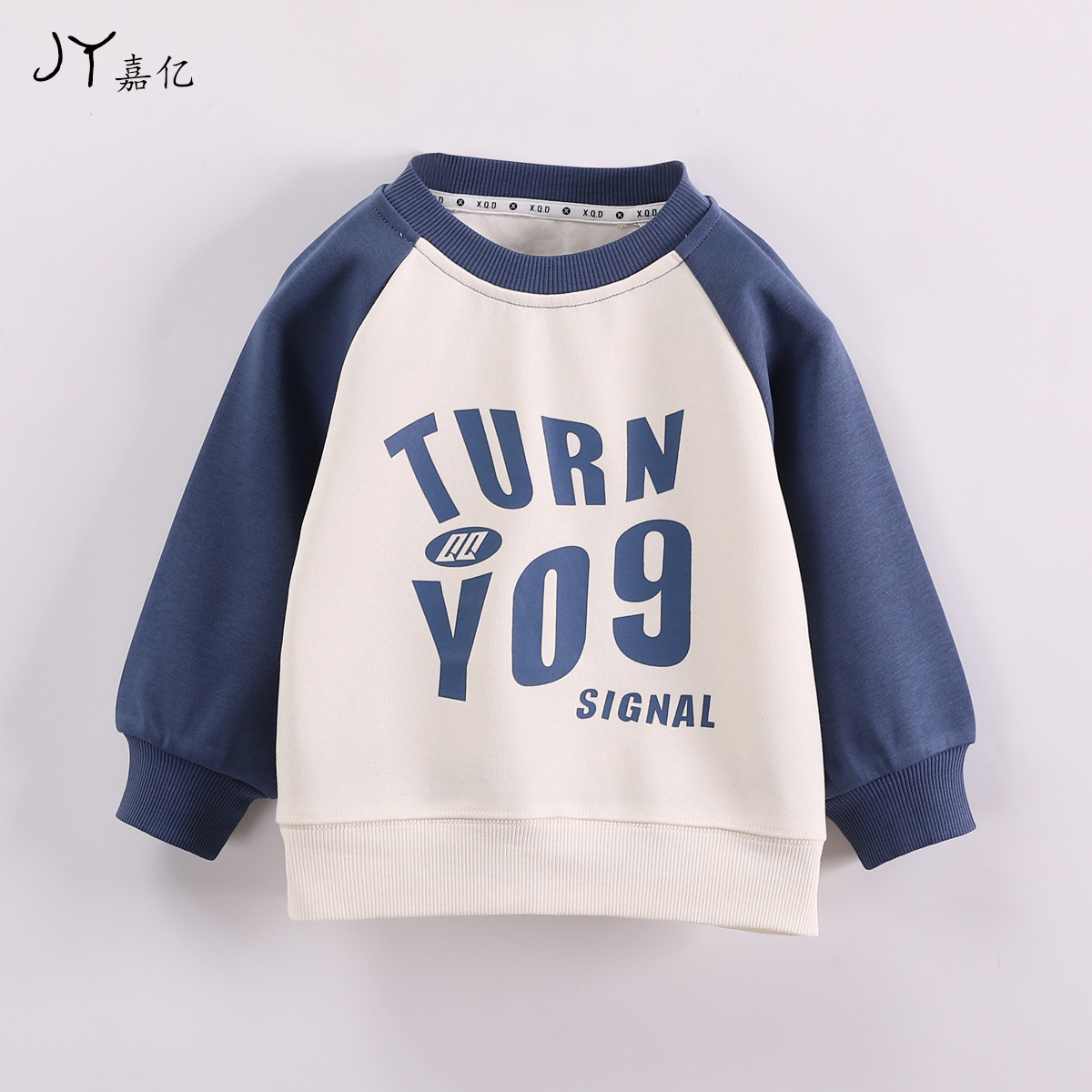 New 2024 Men's and girls' hoodies spring and autumn collection, children's loose shoulder sleeve top, Korean-style casual pullover for babies Specification image