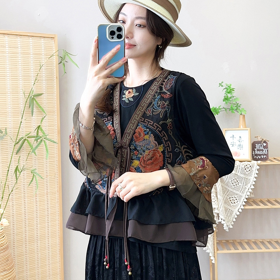 阔腿裤女高腰休闲/背心女士宽松时尚/女裤针织/妈妈装女宽松时尚休闲/棉服女宽松韩版细节图