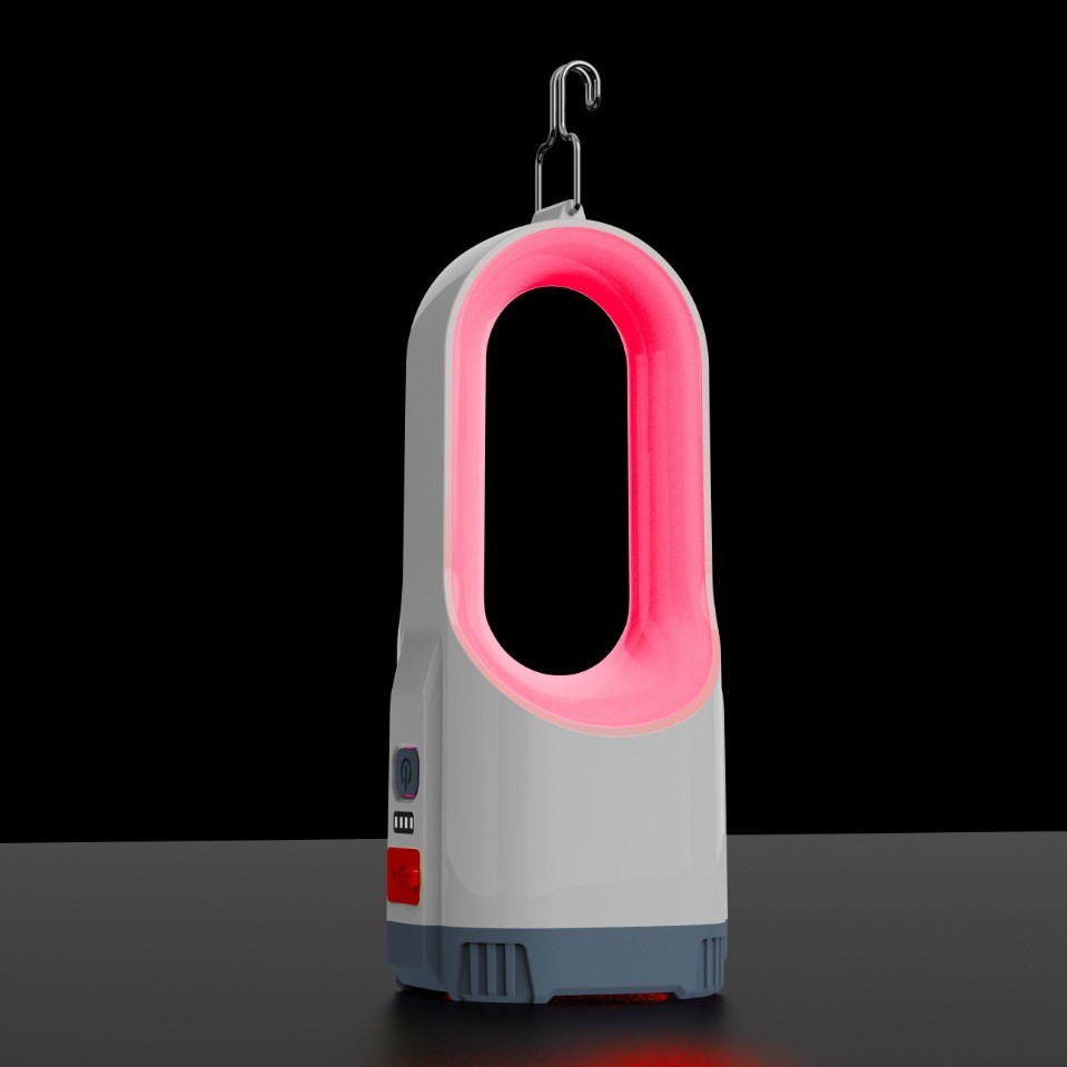 Outdoor camping lamp, seven-color atmosphere lamp, multi-functional portable lamp, mobile phone emergency charging Application Scenario