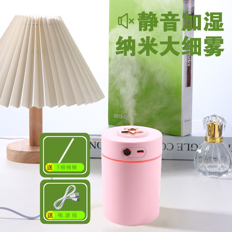 New mini humidifier, aromatherapy, silent, thick fog, high appearance level, desktop, office, wholesale and household air humidifier Item Picture