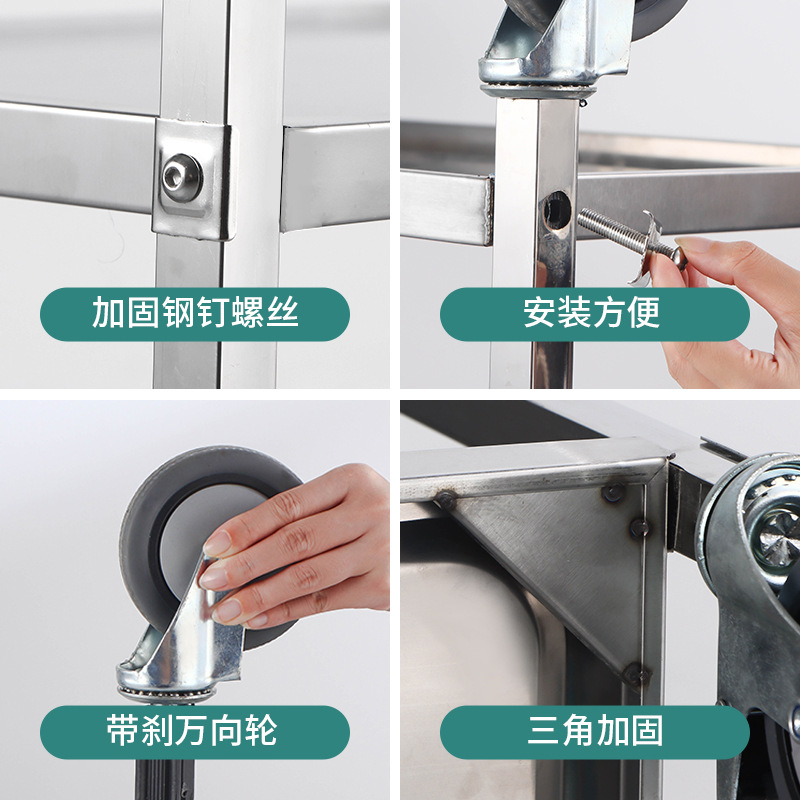 餐车/酒店推车/奶油风零食推车/塑料餐车/婚庆台牌细节图