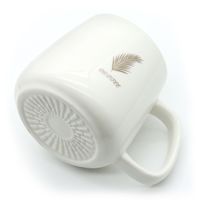 55度加热恒温杯 陶瓷马克杯 咖啡杯 牛奶加热器礼品套装详情图4