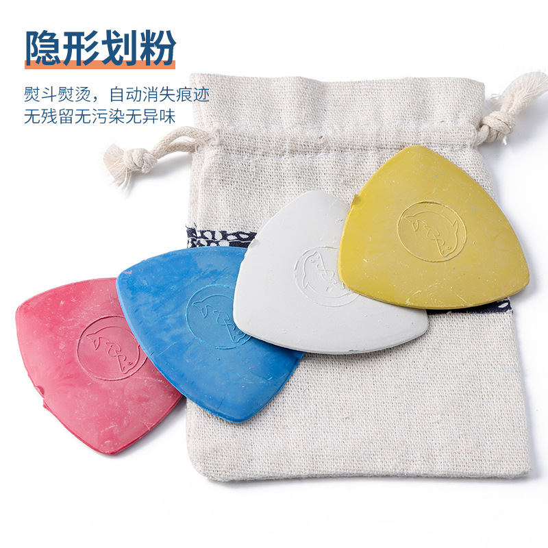 Dolphin color scribing clothing tools Tailor sewing accessories Color scribing powder high temperature disappear scribing powder Application Scenario