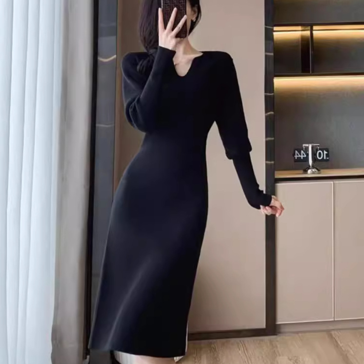 女士连衣裙/裙子/女装女式修身时尚休闲/连衣裙显瘦/女装连衣裙细节图