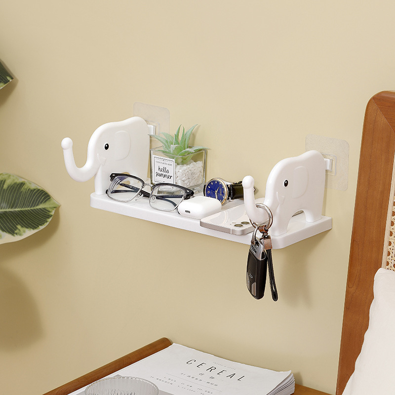 New Elephant storage rack wall-mounted storage rack without drilling Application Scenario
