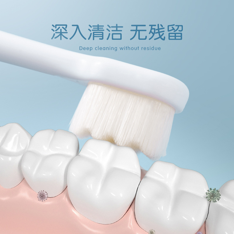 New Children's 10,000 Hair Toothbrush 2.3.4... 10 Year Old Baby Ten Thousand Hair Toothbrush Small Head Soft Hair Wholesale Independent Packaging Application Scenario
