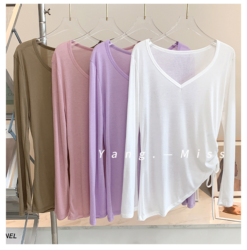 举重妖精夏季防晒罩衫女慵懒风薄款运动瑜伽服宽松遮屁股服装展示道具详情16