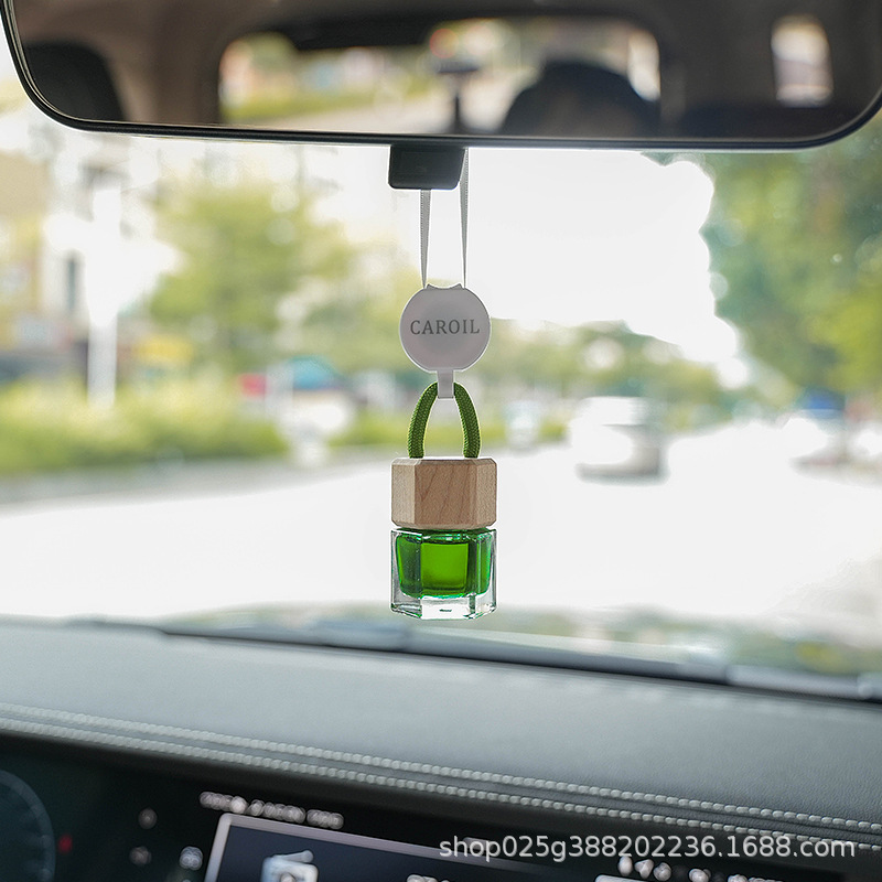 车载香薰橘子花新款香味汽车香水挂件后视镜挂件清香挂饰