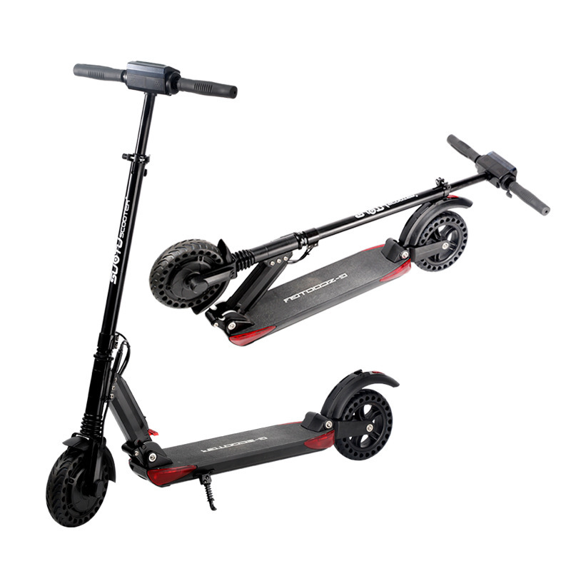 Cross-border for ultra-light portable outdoor off-road aluminum alloy 2-wheeled 8.5 "adult folding scooter scooter Item Picture