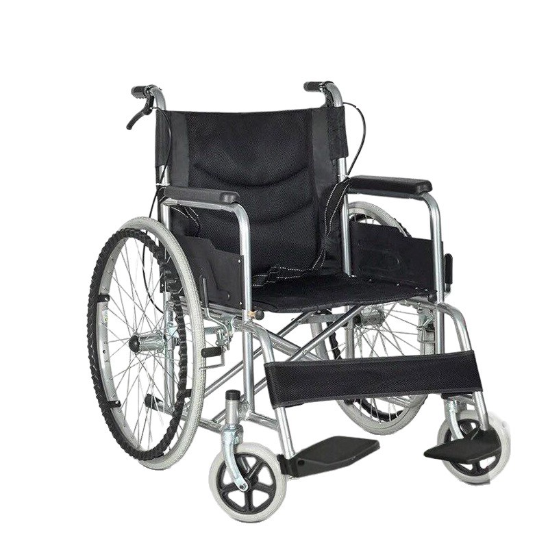 Foreign trade exclusive elderly wheelchairs, multi-functional portable mobility tools for the disabled, manual trolleys, lightweight wheelchairs Item Picture