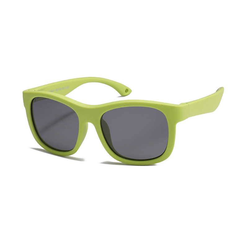新款0-3岁宝宝墨镜户外硅胶框架儿童太阳镜夏日户外遮阳眼镜X8306详情图5